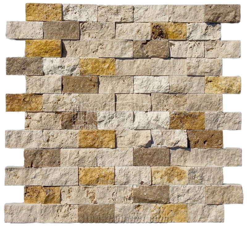 Travertine Split Mosaic