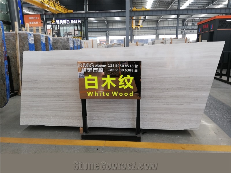 White Wooden Marble for Interior Design