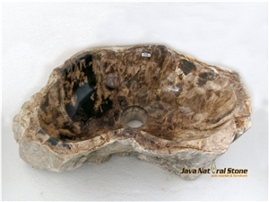 Fossil Stone Sinks, Basins, Petrified Wood Sinks