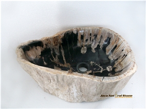Fossil Stone Sinks, Basins, Petrified Wood Sinks