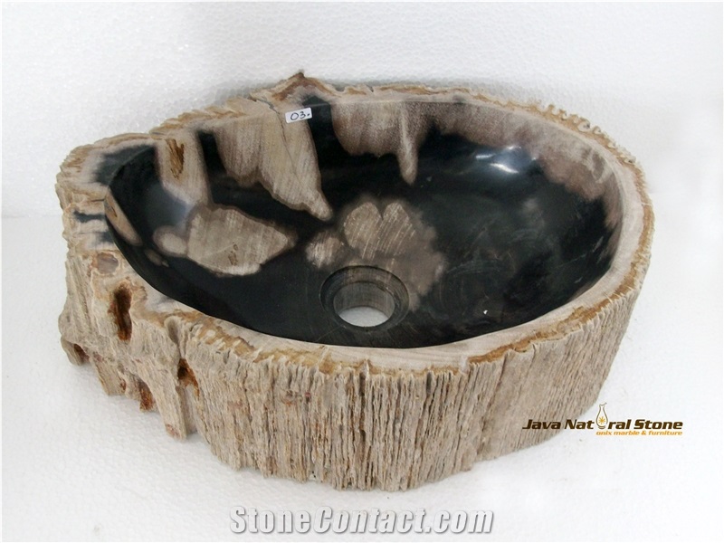 Fossil Stone Sinks, Basins, Petrified Wood Sinks
