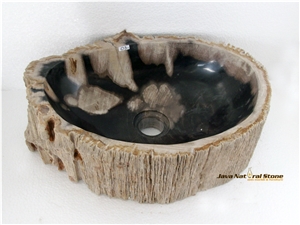 Fossil Stone Sinks, Basins, Petrified Wood Sinks