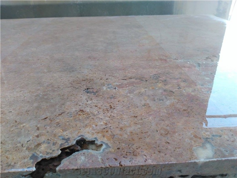 Tumbled Autumn Travertine Floor Pattern Tiles