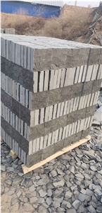 Andesite Stone Grey Basalt Split Cobble