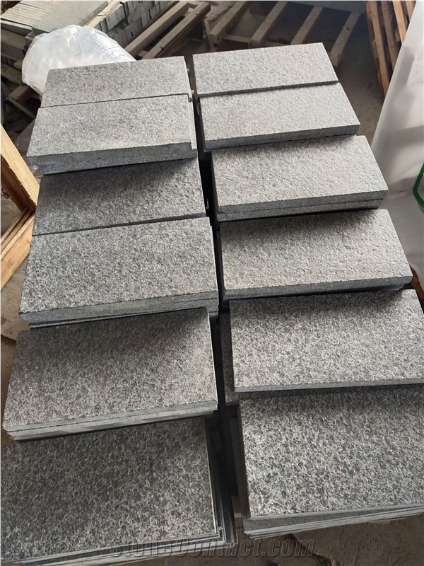 Orginal G684 Fuding Black Flamed Paver