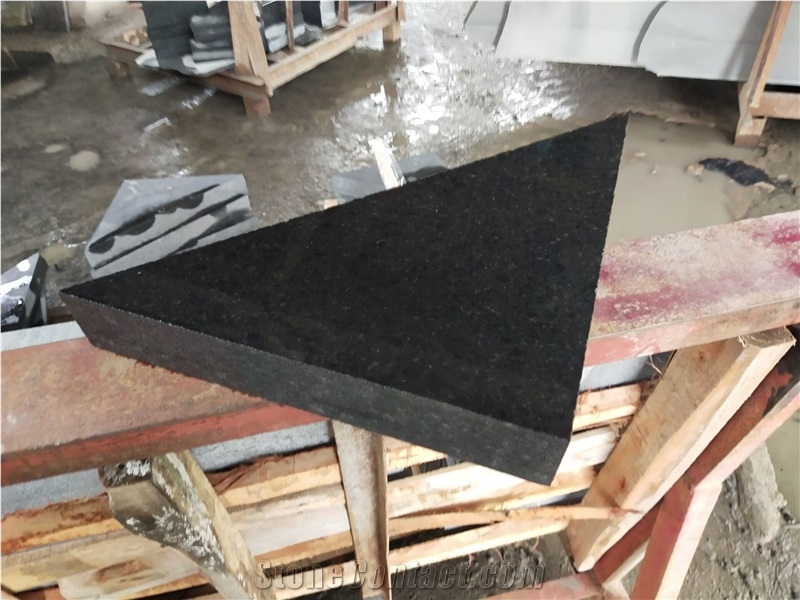 Orginal G684 Fuding Black Triangular Honed Paver