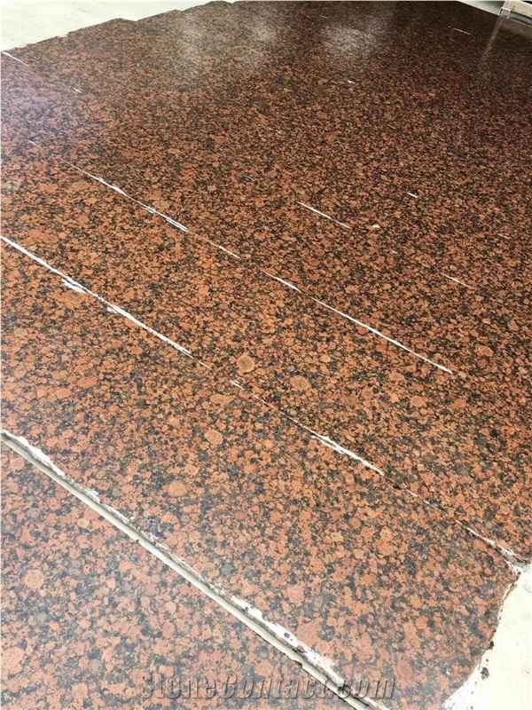 Carmen Red Granite Polished Slab Tile