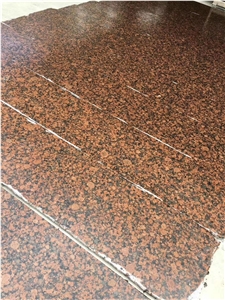 Carmen Red Granite Polished Slab Tile