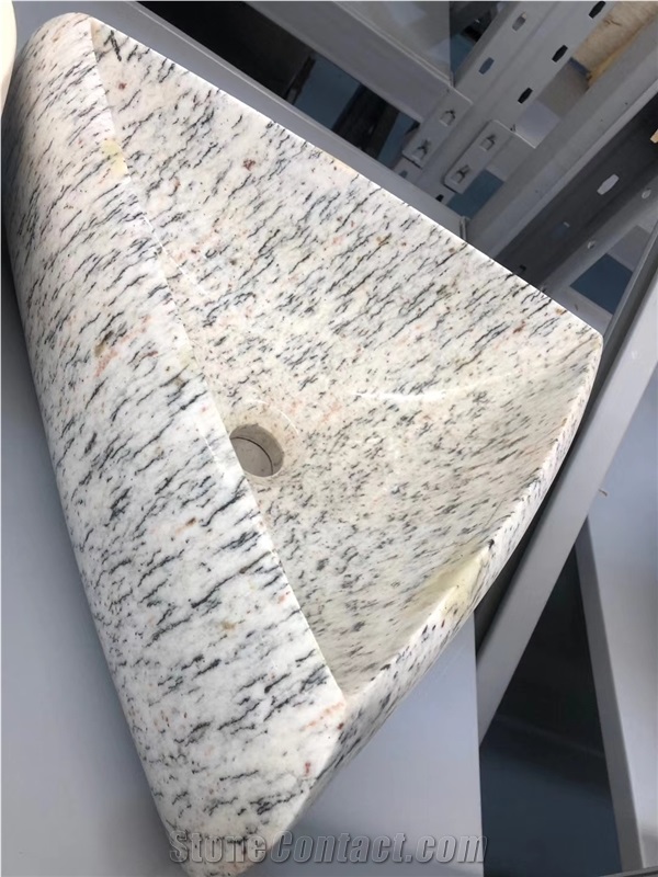 Gardenia Camelia White Granite Polished Slab Tile