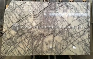 Milas Lilac White Marble Stone Blocks
