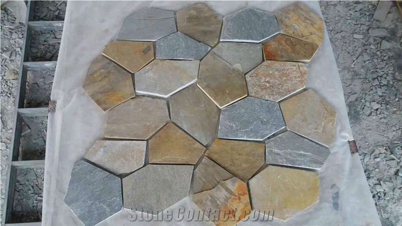 Hot Slate Flagstone Flooring Tiles,Wall Tiles for Sale