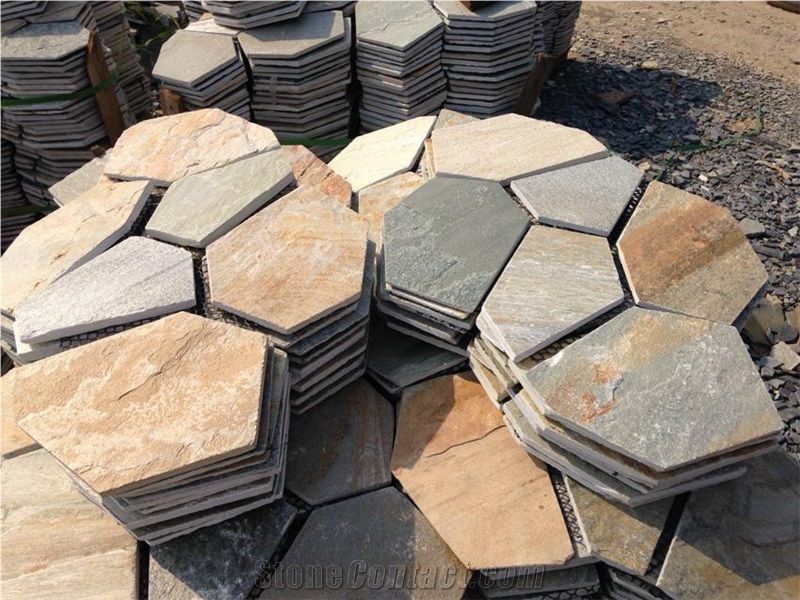 Hot Slate Flagstone Flooring Tiles,Wall Tiles for Sale