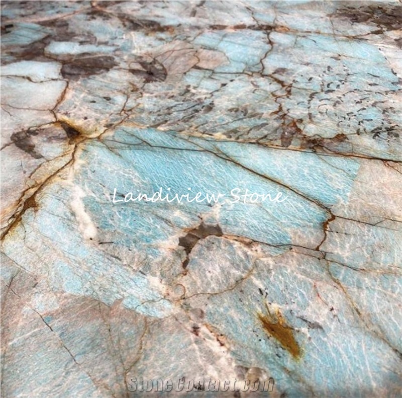 Amazon Green Natural Stone Luxury Stone Table Top