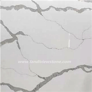 Artificial Calacutta Calacatta White Quartz Slab Artificial Calacutta Calacatta White Quartz Slab