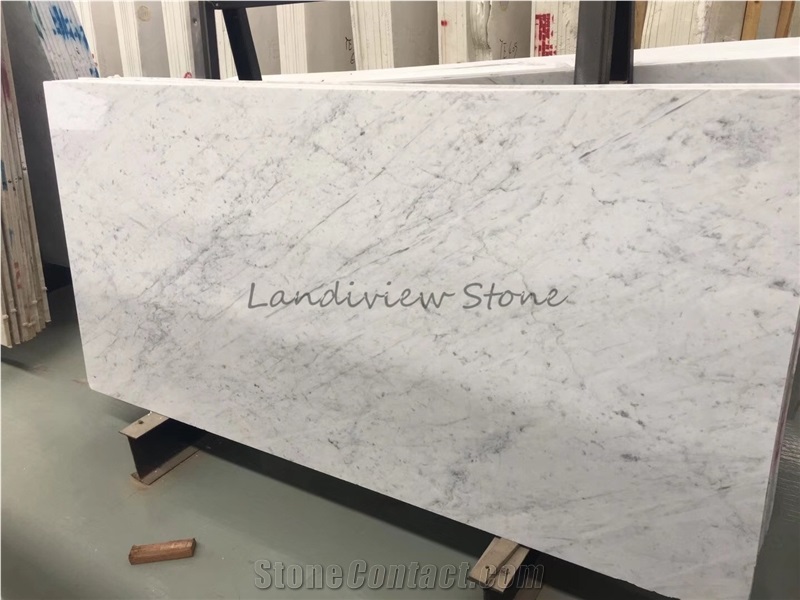 Bianco Carrara Marble White Primavera Tiles Slabs