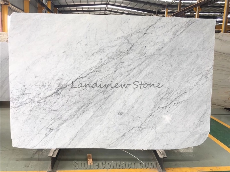 Bianco Carrara Marble White Primavera Tiles Slabs