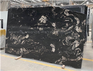 Blacktitanium Granite Snow Matrix Kichen Tops