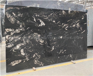 Blacktitanium Granite Snow Matrix Kichen Tops