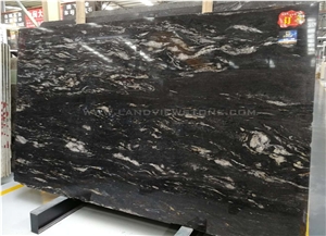 Blacktitanium Granite Snow Matrix Kichen Tops