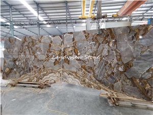 Blue Rome Golden Veins Quartzite Roma Imperial