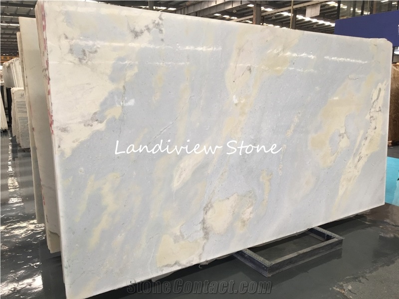 Blue Sky White Cloudy Marble Lumen Marble