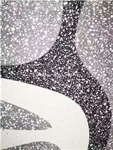 Cement Terrazzo Tiles Kitchen Glass Tile Cladding