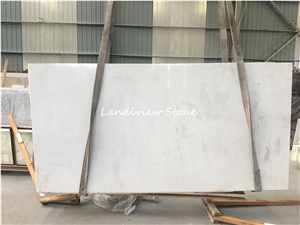 China Pirgos Pure White Marble Tiles Slabs