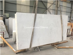 China Pirgos Pure White Marble Tiles Slabs