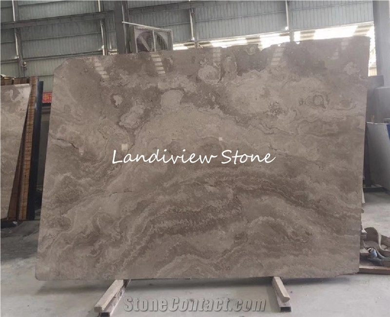 Daisy Grey Marble Gray Ash Milano Light Tiles Slab
