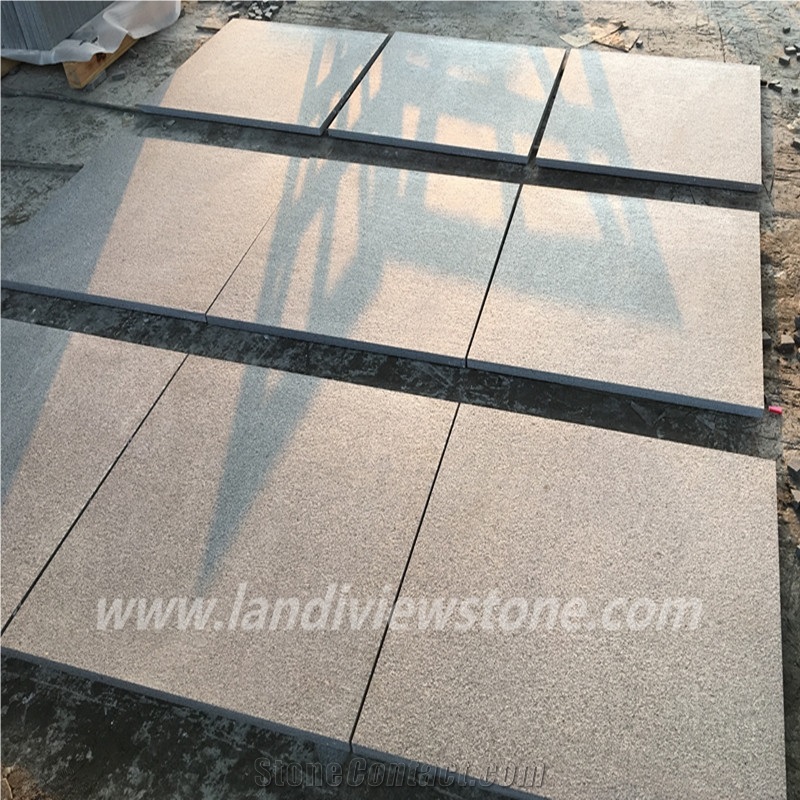 G654 Hammered China Impala Black Granite Tiles