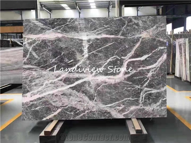 Hermes Grey Marble Slab Fior Di Bosco Marble Tile
