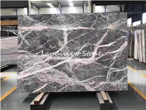 Hermes Grey Marble Slab Fior Di Bosco Marble Tile