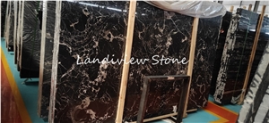 Ice Black Rose Marble China Tiles Slabs Wall