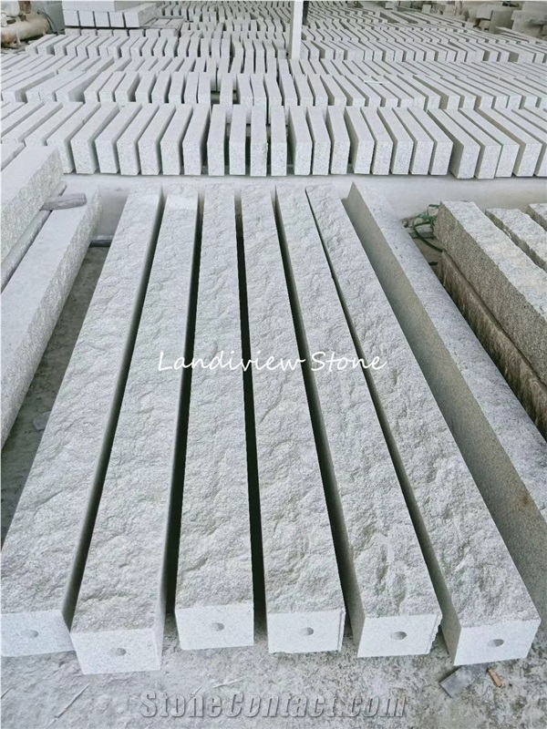 Kuppam Grey Granite Post Gate Pillars