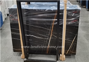 Nero Tunisi Dorato, Noir Aziza Gold Black Marble