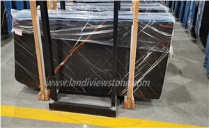 Sahara Noir Aziza,Nero Dorato Black Marble Slabs Sahara Noir Aziza,Nero Dorato Black Marble Slabs