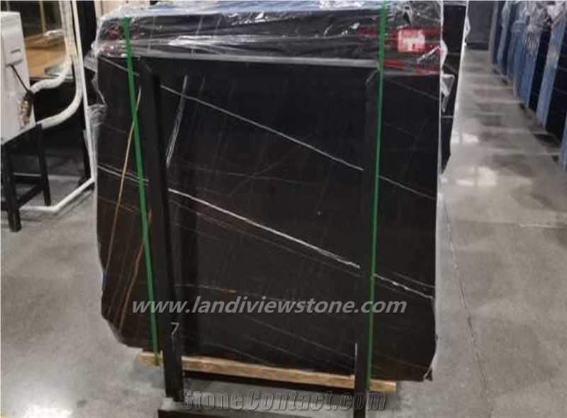 Sahara Noir Aziza,Nero Dorato Black Marble Slabs