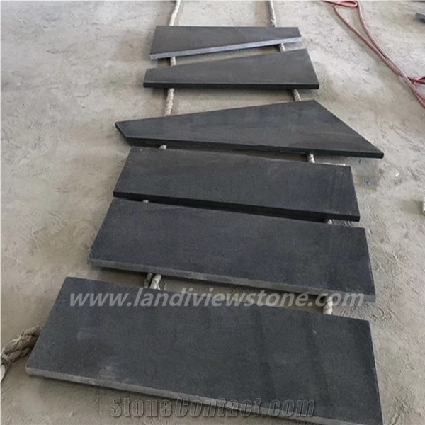 Steps G654 Dark Grey Padang Dark Granite Stairs
