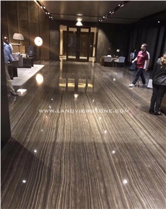 Stone Floor Mosaic Mediallions Brown Wood Marble