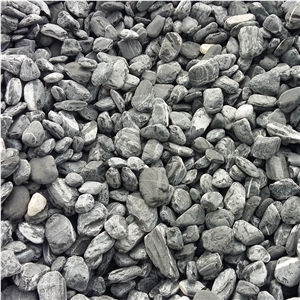 Natural Black Color Pebble River Stone