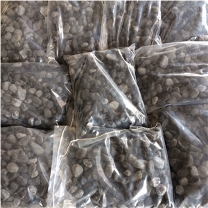 Natural Black Color Pebble River Stone
