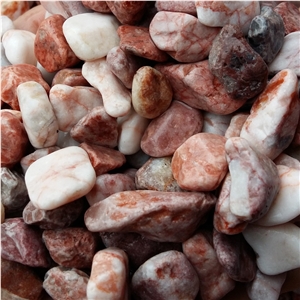 Natural Pink Pebbles for Landscaping Stone