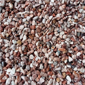 Pink Color Pebbles Stone for Decoration