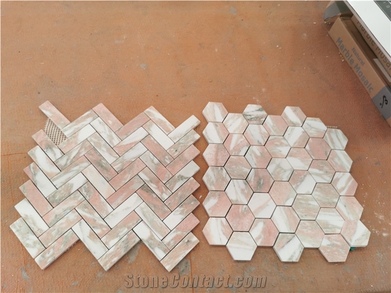New Marble Mosaic,Red Marble Mosaic
