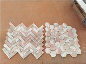 New Marble Mosaic,Red Marble Mosaic