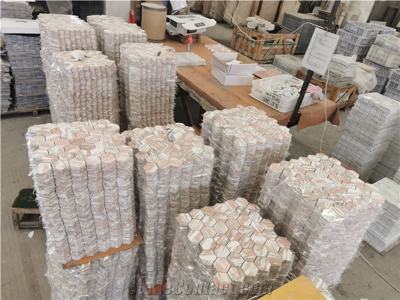 New Marble Mosaic,Red Marble Mosaic