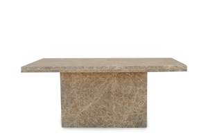 Light Emperador 60X110 Table Top & Rectangular Leg