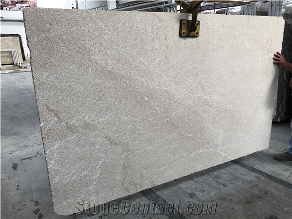 Sebastian Dark Beige Marble Bushhammered