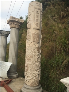 Customized Roman Column Granite Pillar