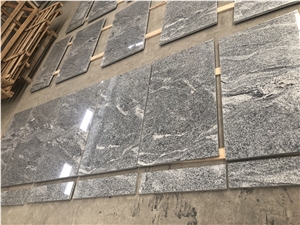 China Juparana Grey Granite Kitchen Countertops